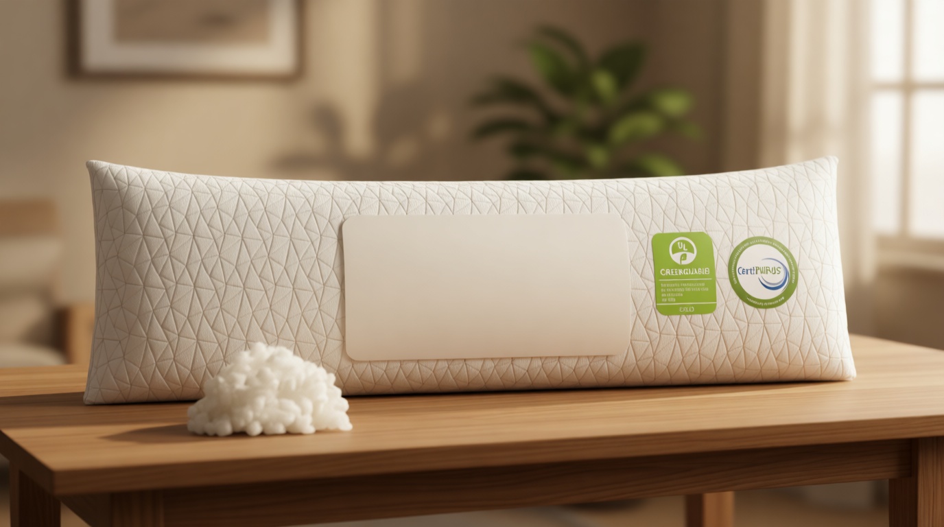 Coop Home Goods Original Adjustable Body Pillow, 20x54 Long Pillow for Back, Shoulder, Hip and Knee Support, Side Sleeper Body Pillows for Adults with Memory Foam & Washable Cover