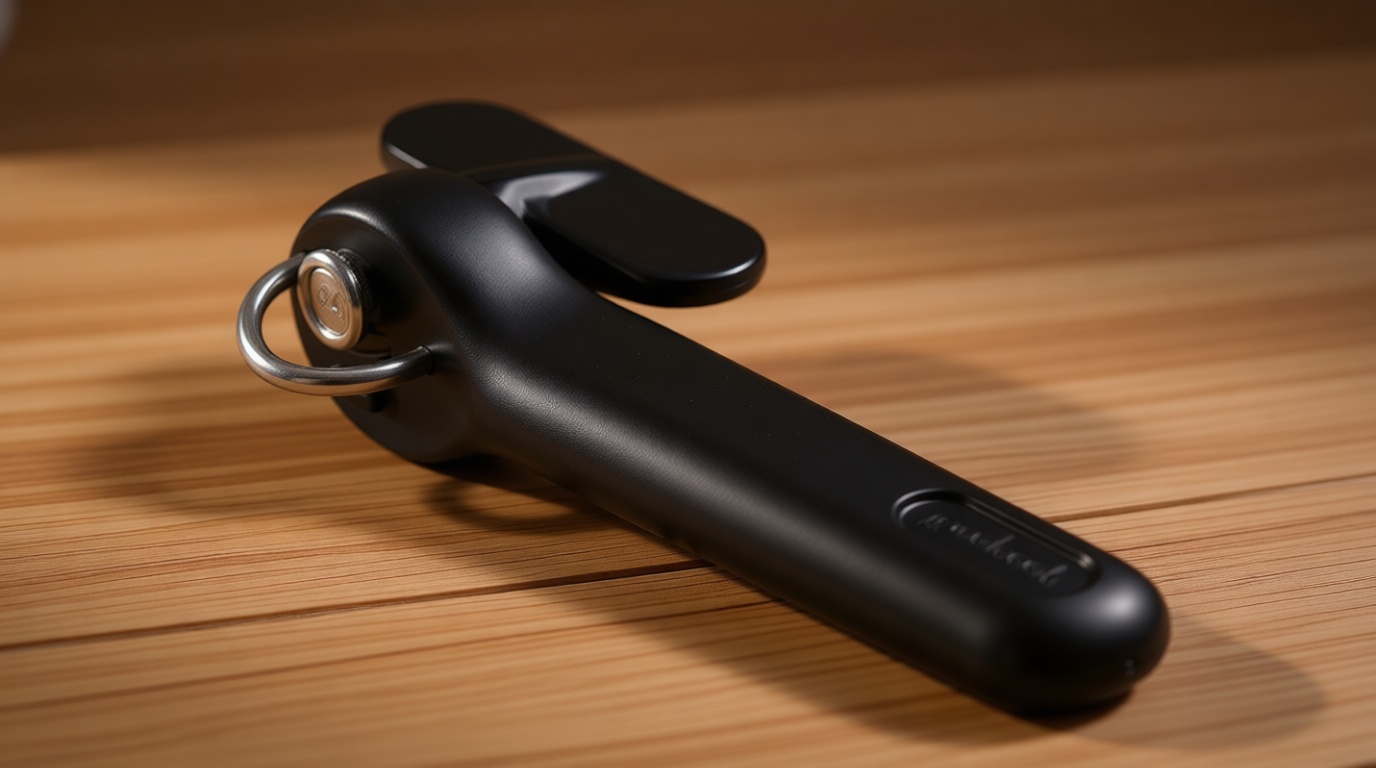 Good Cook Can Opener, Safe Cut Manual Can Opener, no Sharp Can Edges, Black