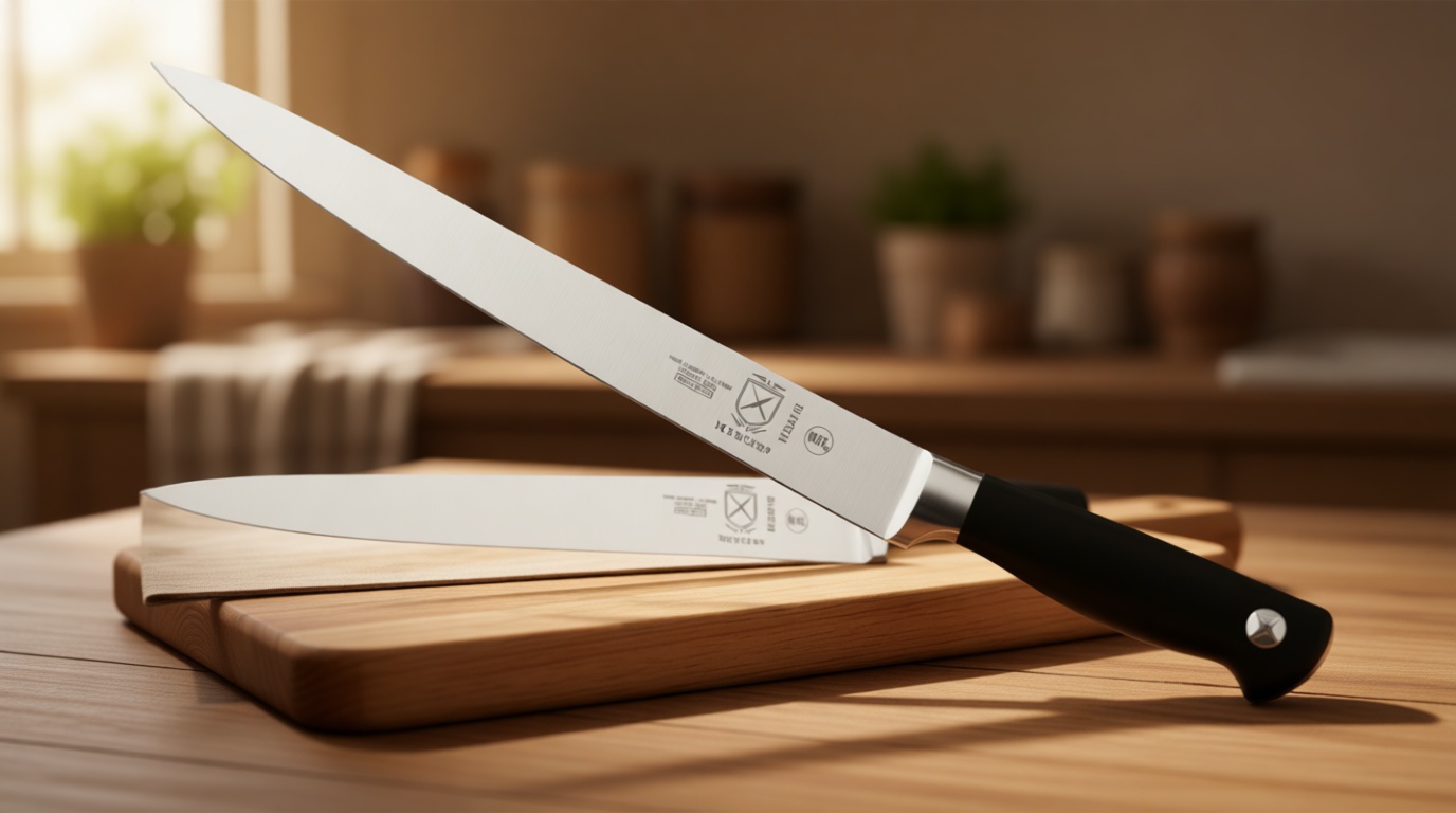 Mercer Culinary M20410 Genesis 10-Inch Carving Knife,Black