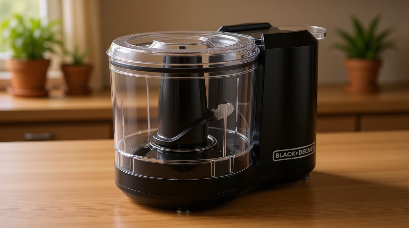 BLACK+DECKER 1.5-Cup Electric Food Chopper, One Touch Pulse, 150W Motor, Stay-Sharp Blade, Dishwasher Safe