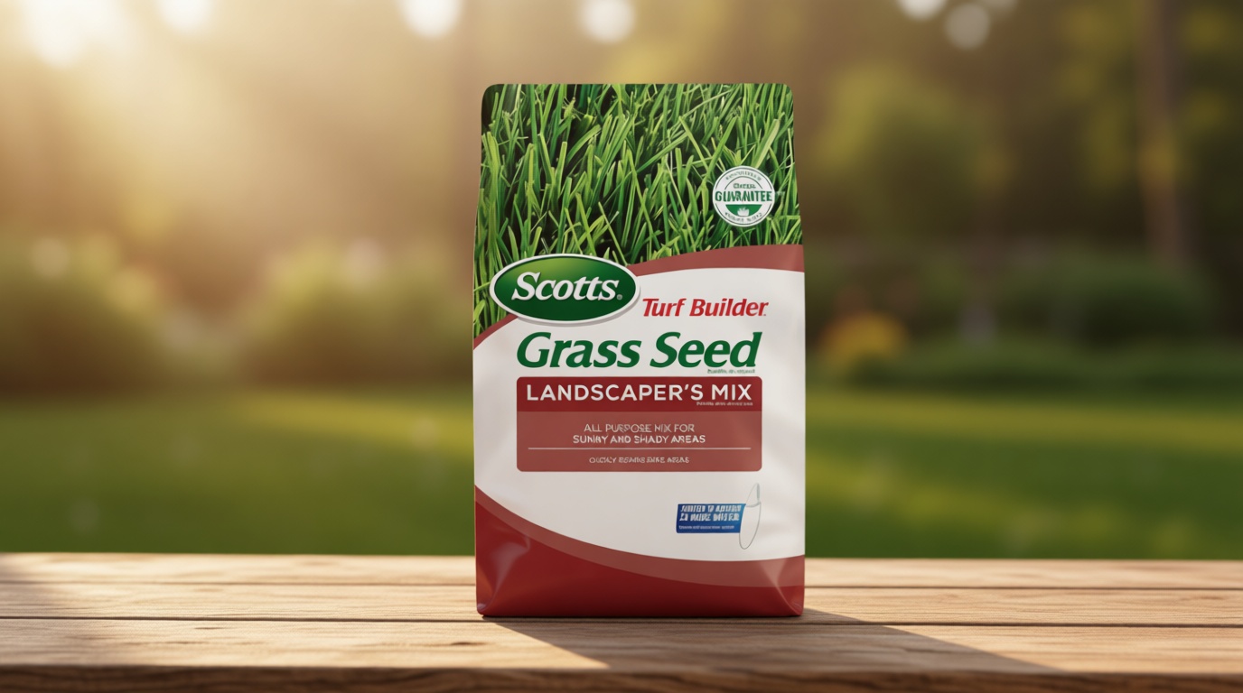 Scotts Turf Builder Grass Seed Landscaper's Mix - All Purpose Cool-Season Grass Seed for Northern Lawns, Covers up to 2,800 sq. ft., 7 lb.