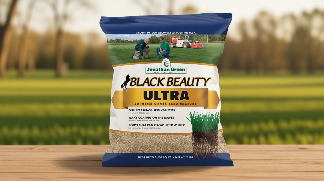 Jonathan Green (10322) Black Beauty Ultra Grass Seed - Cool Season Lawn Seed (7 lb)