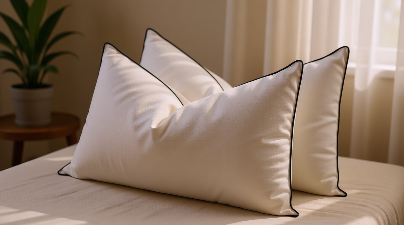 Feather Down Pillows Queen Size Set of 2, Luxury Hotel Collection Bed Pillow 2 Pack, Airyfil™ Powered Fillings & Feathers Pillow,Fluffy Plush for Side Sleepers, Medium Firm, 20x30 in. OEKO-TEX STANDARD 100