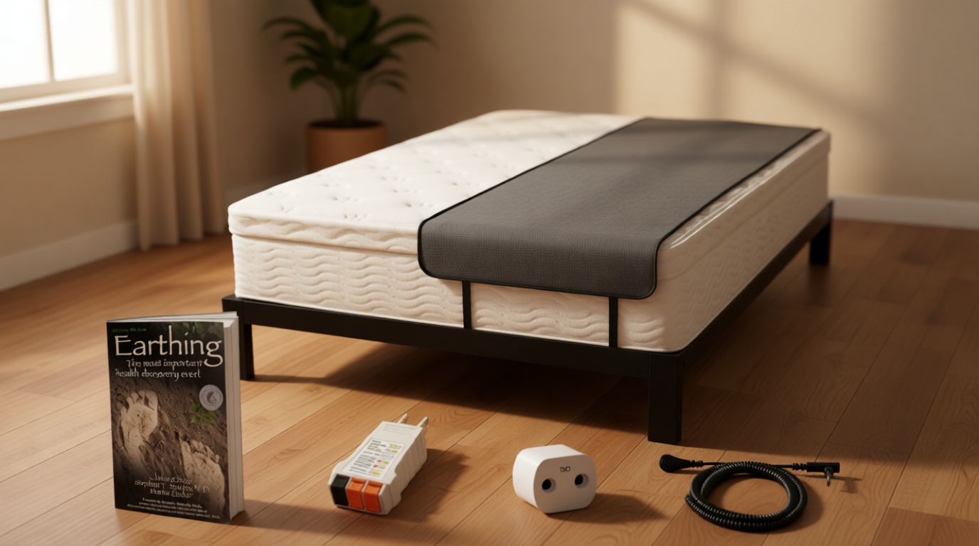 Earthing Elite Sleep Mat Kit, Clint Ober's EARTHING Products, Grounding Mat for Any Size Bed