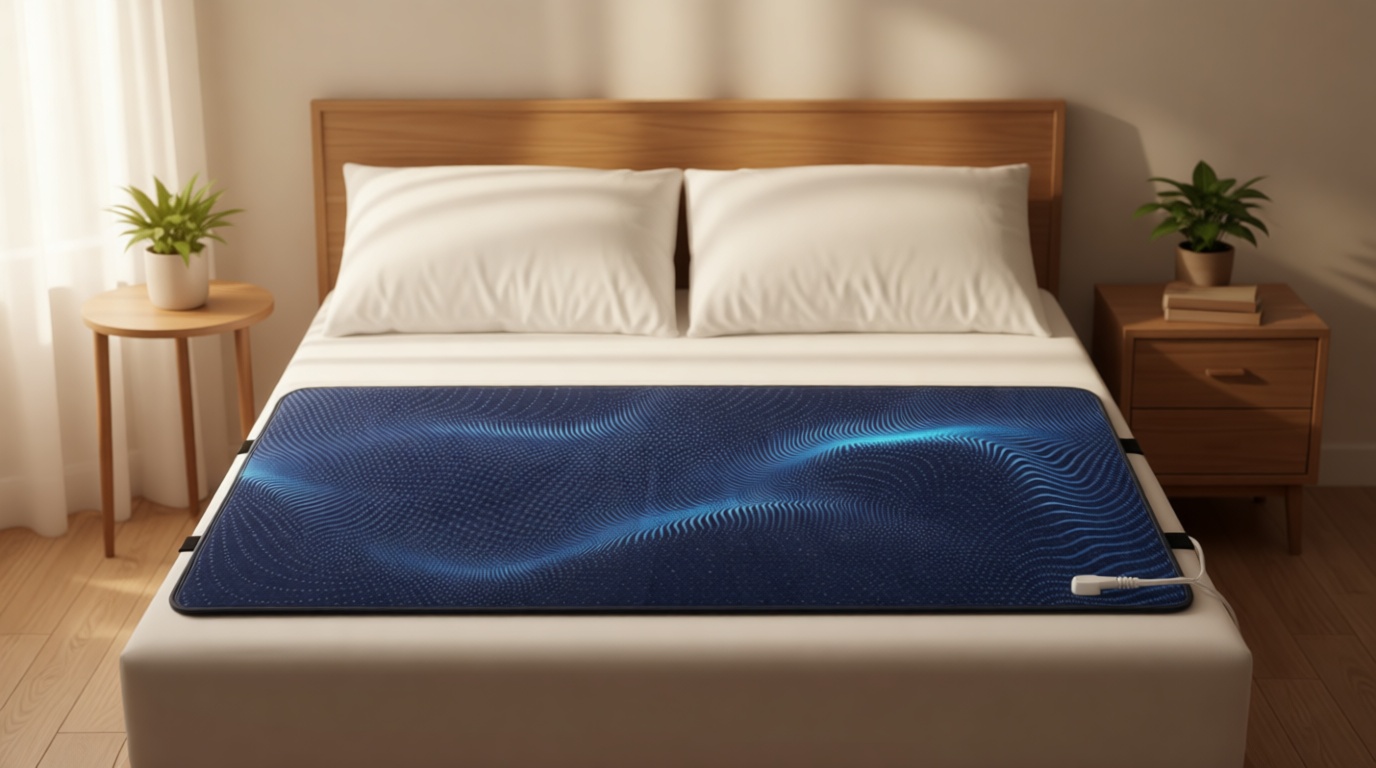 Grounding Mattress Pad with Cord,Grounding Mat, Grounding Sheets (King, 76"x27")
