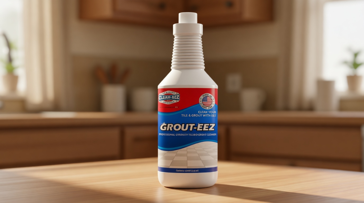 Clean-eez Grout-eez Super Heavy-Duty Grout Cleaner - Powerful Tile and Floor Stain Remover for Bathroom, Kitchen, and More - 32 oz.