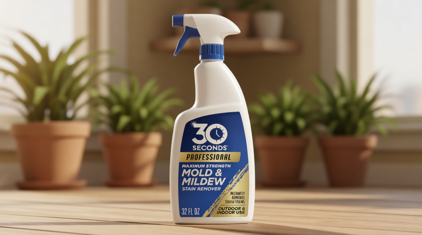 30 SECONDS Pro Mold and Mildew Stain Remover | Scrub Free | Brighter Results Instantly | Ready To Use | 32 Fl. Oz.