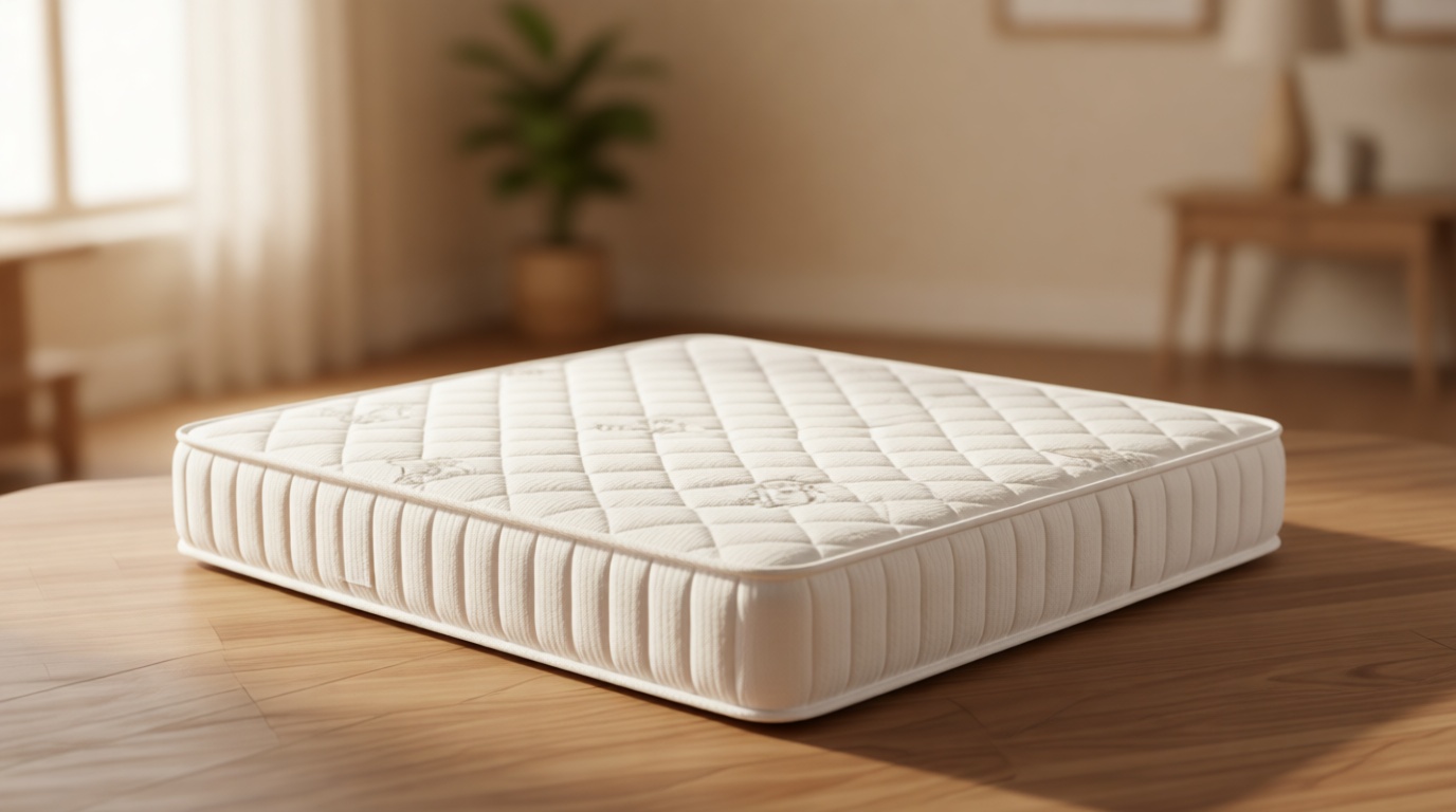 Letmxiu Premium Crib & Toddler Mattress,100% Knitted Fabric, Premium Fleece Surface-Hypoallergenic, 5" Thick Firm Soft Crib Mattress, Non-Toxic - Fits Standard Cribs & Toddler Beds OEKO-TEX STANDARD 100
