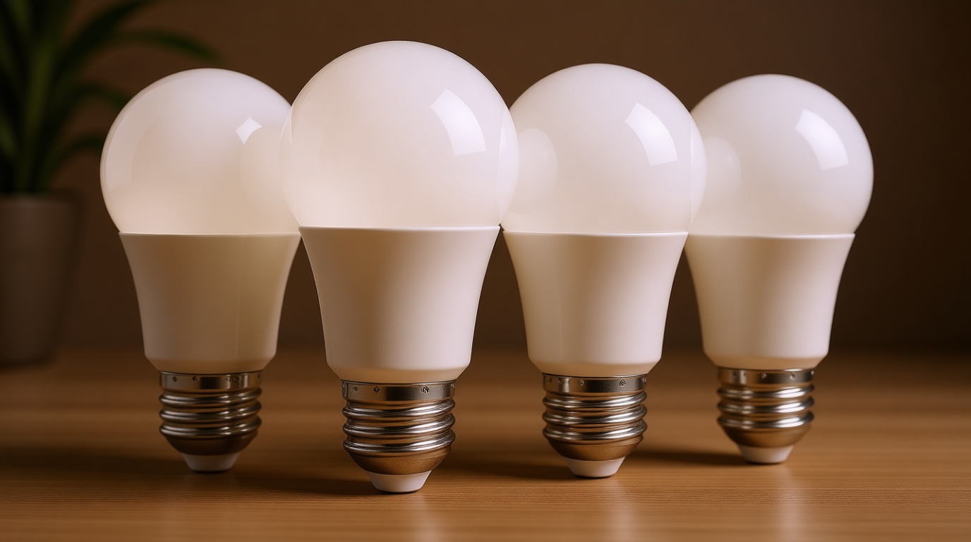 MAXvolador A19 LED Light Bulbs, 100 Watt Equivalent LED Bulbs, Daylight White 5000K, 1500LM, E26 Base, Non-Dimmable, 13W Bright LED Bulbs, 4-Pack