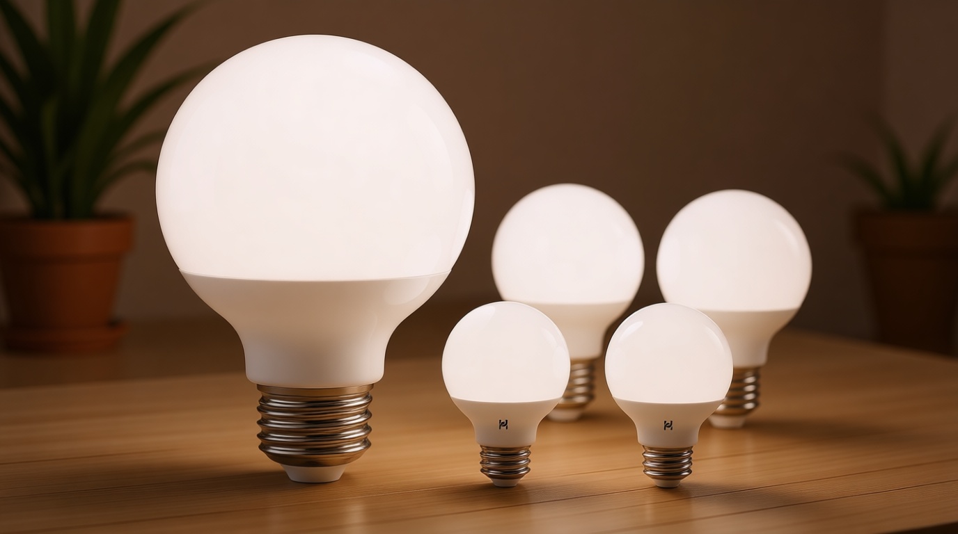 hansang G25 LED Bathroom Light Bulbs, E26 Base 4000K Natural Daylight Vanity Mirror Light Globe Bulbs Uniform Lighting, High CRI Makeup Mirror Light Bulbs Not-Dimmable 4 Pack