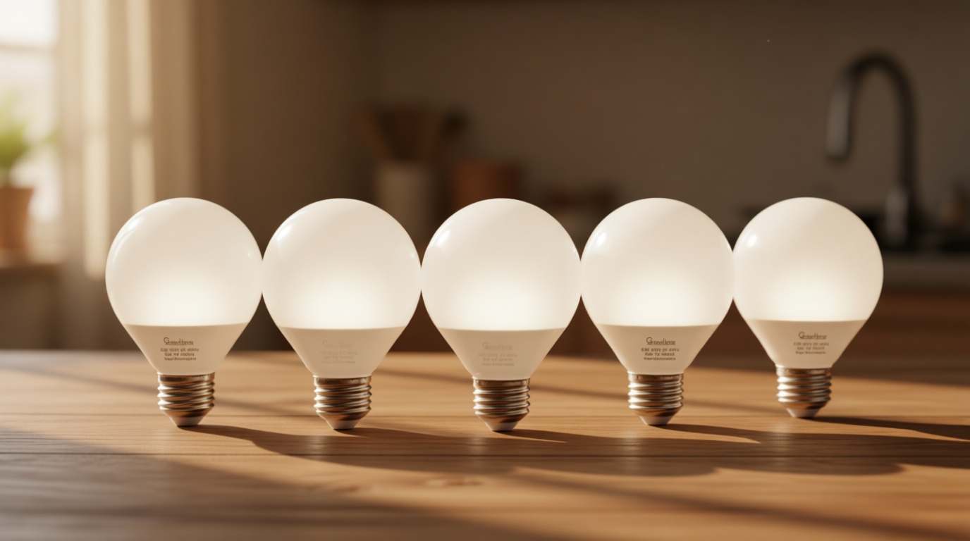 GvvooHome Vanity Light Bulbs for Bathroom, G25 LED Globe Light Bulbs for Makeup Mirror Dressing Room, 60W Equivalent, 5000K Daylight, 800LM, E26 Base, Non-Dimmable, 6-Pack Global Recycled Standard