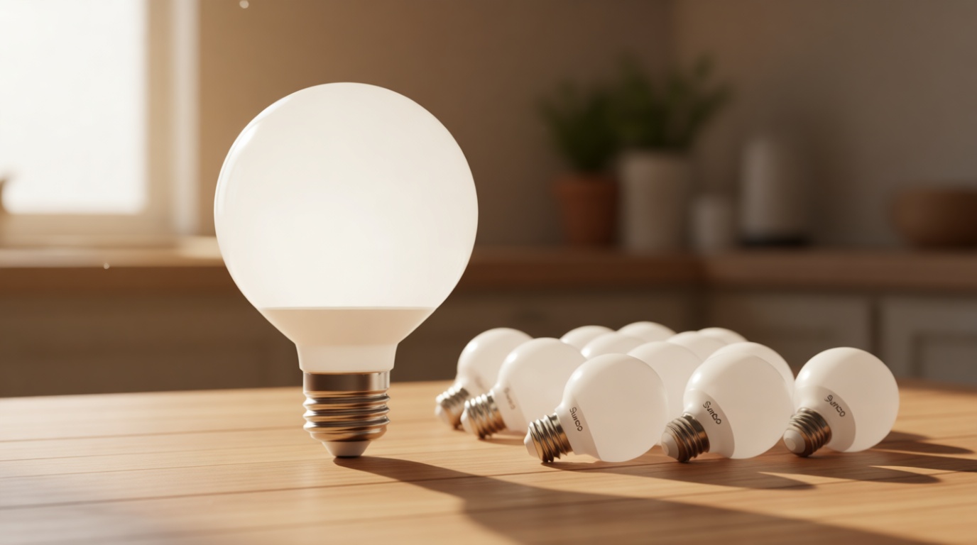 Sunco 10 Pack G25 LED Light Bulbs, Vanity Globe Bathroom Light Bulb, 450 LM, 5000K Daylight, 6W (40W Equivalent), Dimmable Mirror Vanity Decorative Bulb, E26 Base UL