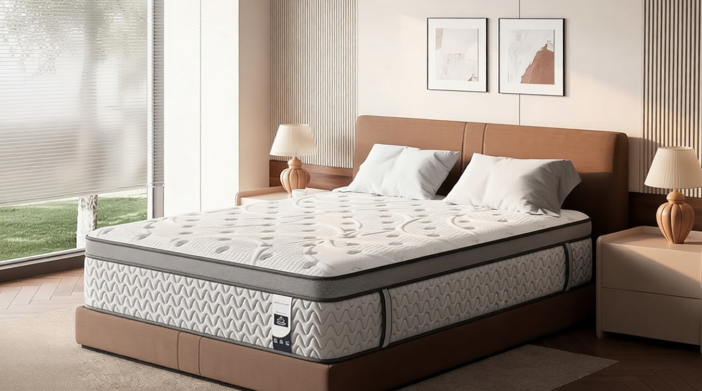 SLEEP100 Queen Mattress 12 Inch, 5-Zone Deep Sleep Firm Mattress with Extra Lumbar & Shoulder Support, Hotel Collection Hybrid Mattresses Pain Relief - Fiberglass Free - No Odor - 365 Night Trial