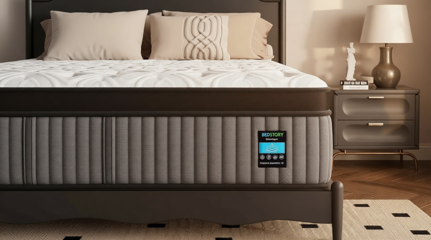 BedStory 12 Inch Extra Firm Queen Mattress, 7-Zone Hybrid Mattress with Extra Lumbar Support, Deep Sleep Bed in a Box - 365-Night Trial, Fiberglass-Free, CertiPUR-US Certified, 10 Years Warranty OEKO-TEX STANDARD 100