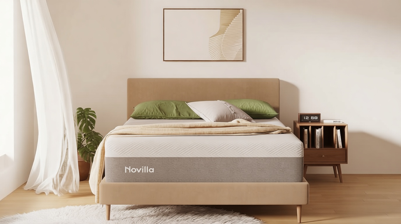 Novilla Full Mattress, 12 Inch Gel Memory Foam Full Size Mattress for Cool Night & Pressure Relief, Medium Plush Feel with Motion Isolating, Bliss OEKO-TEX STANDARD 100
