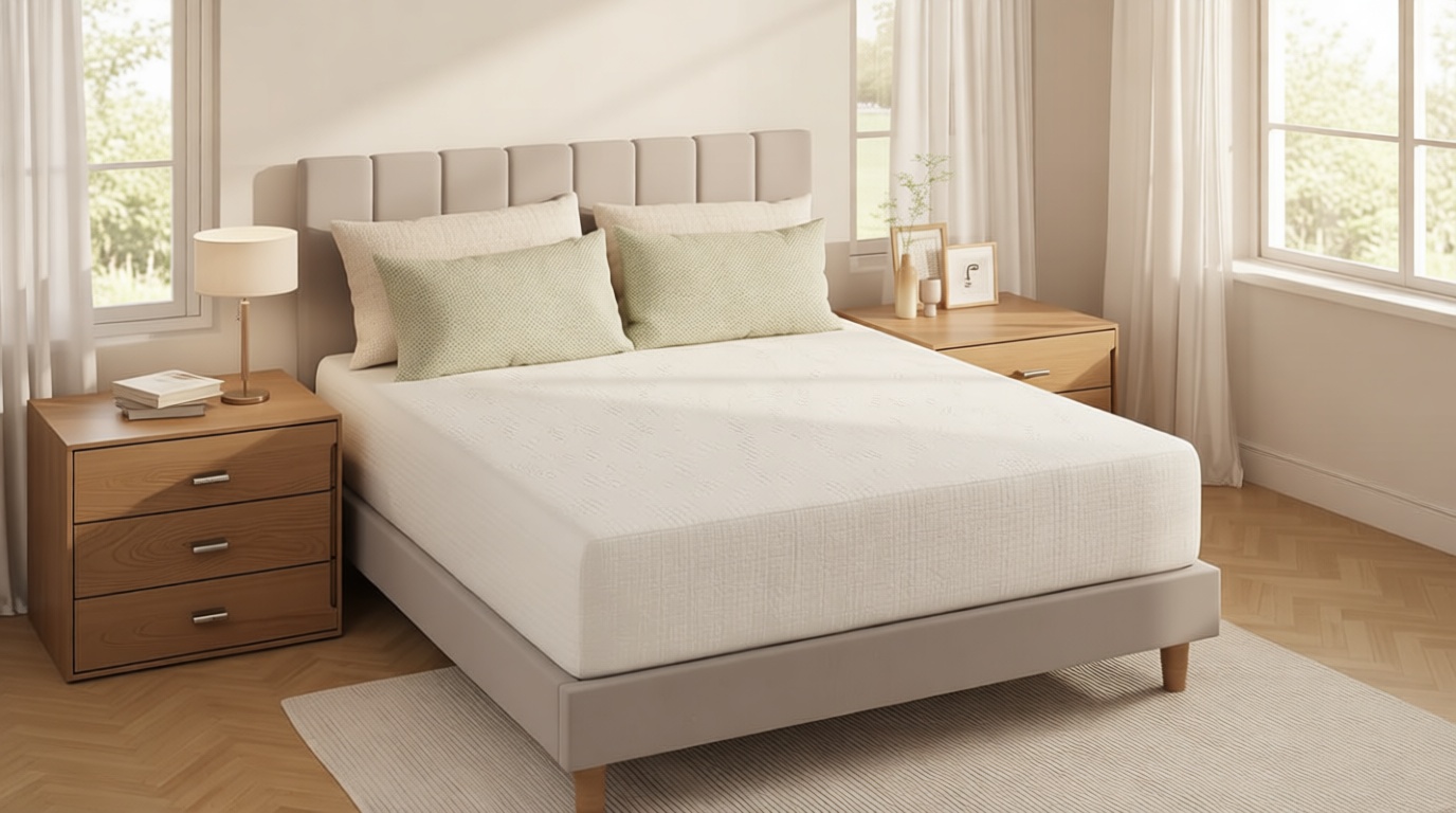 Novilla 12 Inch Queen Mattress in a Box, Gel Memory Foam Queen Size Bed Mattress for Cooling Night Sleep, Comfort Sleep & Pressure Relief, CertiPUR-US Certified,White OEKO-TEX STANDARD 100