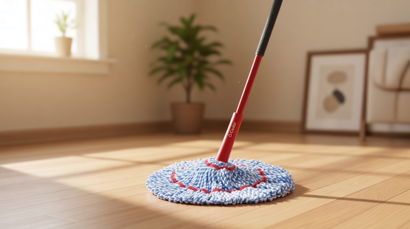 O-Cedar MicroTwist MAX Microfiber Twist Mop with 1 Extra Refill | Features Hands-Free Wringing | Extra Large 18-Inch Mop Head | Safe on All Floor Types