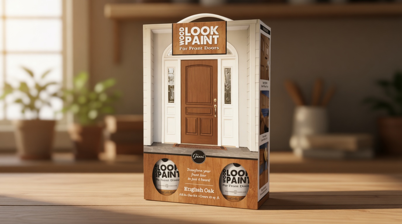 Giani Wood Look Paint Kit for Front & Interior Doors (English Oak)