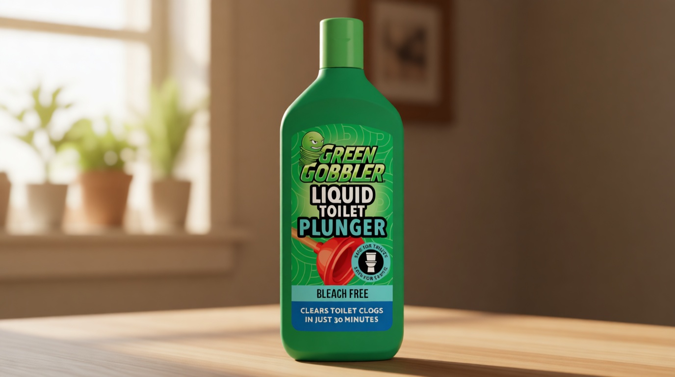 Green Gobbler Liquid Toilet Plunger | Clog Remover | Safe for Toilets and Septic