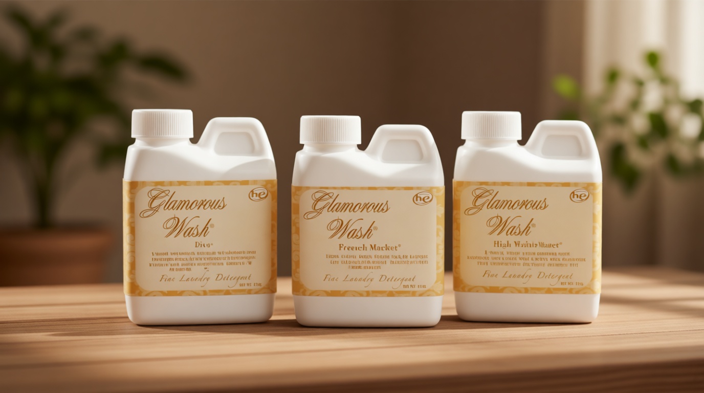 Tyler Glamorous Wash Laundry Detergent Liquid 4oz Gift Set (Diva, French Market, & High Maintenance)