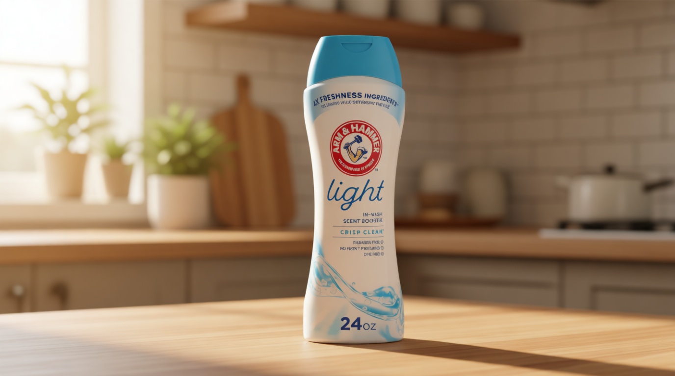 ARM & HAMMER Light In-Wash Scent Booster, Laundry Scent Booster Crisp Clean scent, 24 Oz