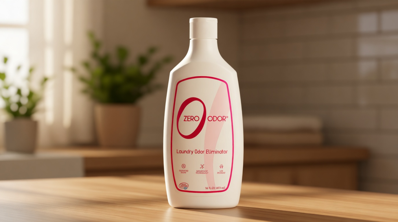 Zero Odor – Laundry Odor Eliminator - Permanently Eliminate laundry Odor – Patented Molecular Technology Best For Clothes, Towels & Linens, Shoes, Bags, Etc. - rinse and refresh Again, 16oz