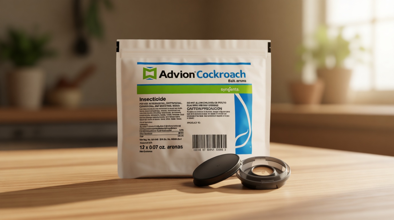 advion 68663 Arena 12ct Bag Cockroach Bait Station, White