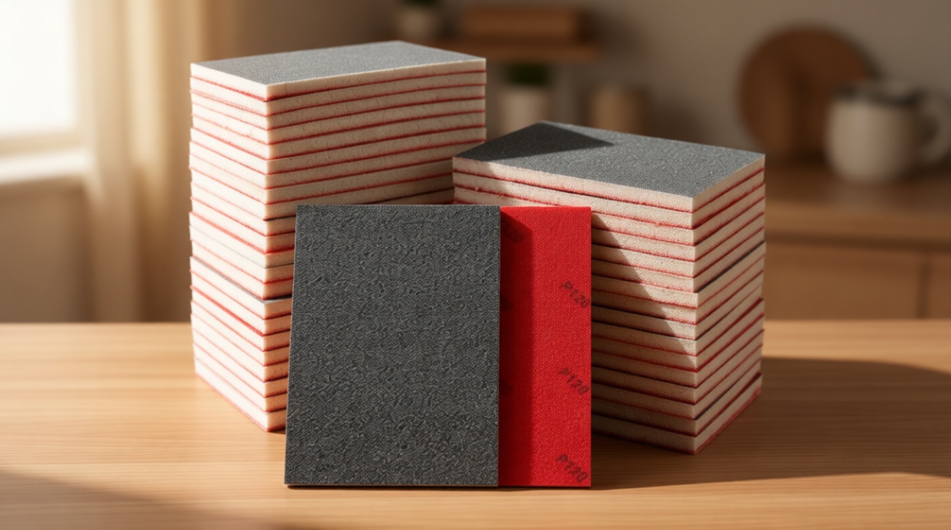 24 Pcs Sanding Sponge 80-3000 Grit Sandpaper Assortment, Washable & Reusable Sanding Blocks for Wood, Metal, Drywall, Glazing, Wet Dry Sandpaper for Smooth Finishing
