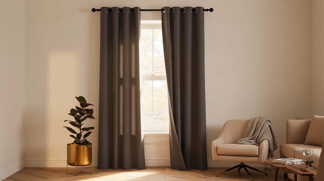 RYB HOME Soundproof Curtains 84 inches - 3 Layers Blackout Curtains Noise Cancelling Thermal Insulted Drapes for Door Window Living Room Nursery Divider Drapes, W 52 x L 84 inch, Gray, 1 Pair OEKO-TEX STANDARD 100