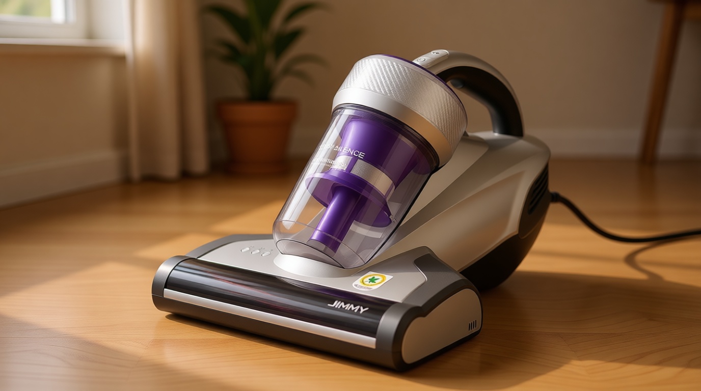 Jimmy Mattress Vacuum Cleaner, Anti-allergen Bed Vacuum Cleaner with UV-C Light & High Heating Tech, 14Kpa Suction 480W Powerful Handheld Vacuums for Dust & Pet Hair(JV35, Corded) ClimatePartner certified