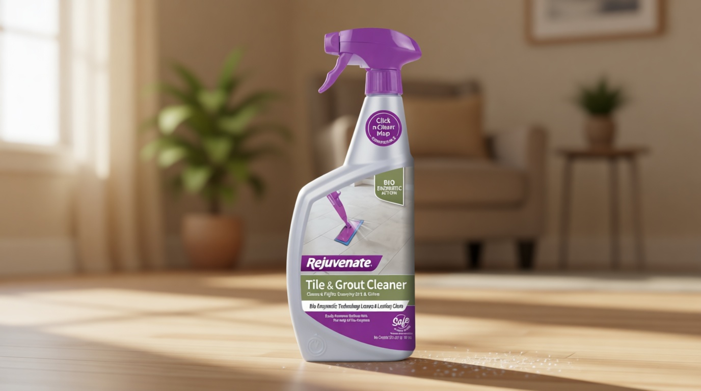 Rejuvenate Bio-Enzymatic Scrub Free Tile and Grout Cleaner Lightens and Brightens Every Time (32oz)