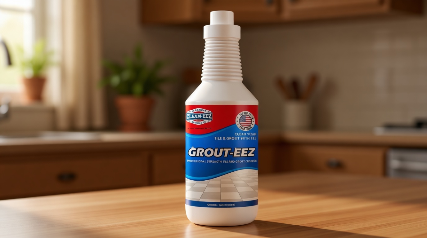 Clean-eez Grout-eez Super Heavy-Duty Grout Cleaner - Powerful Tile and Floor Stain Remover for Bathroom, Kitchen, and More - 32 oz.
