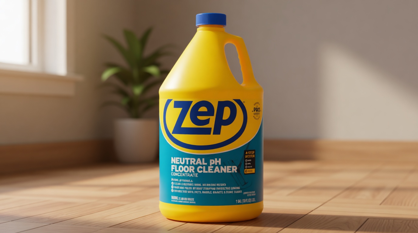 Zep Neutral PH Industrial Floor Cleaner - 1 Gallon - ZUNEUT128 - Concentrated Pro Trusted All-Purpose Floor Cleaner [Amazon-developed Certification] Compact by Design