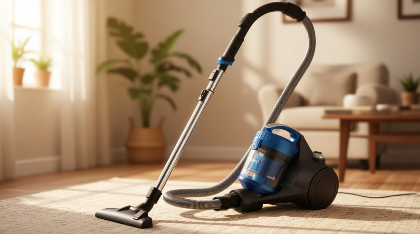 Eureka WhirlWind Bagless Canister 2.5L Vacuum Cleaner, Lightweight Vac for Carpets and Hard Floors, NEN110A, Blue
