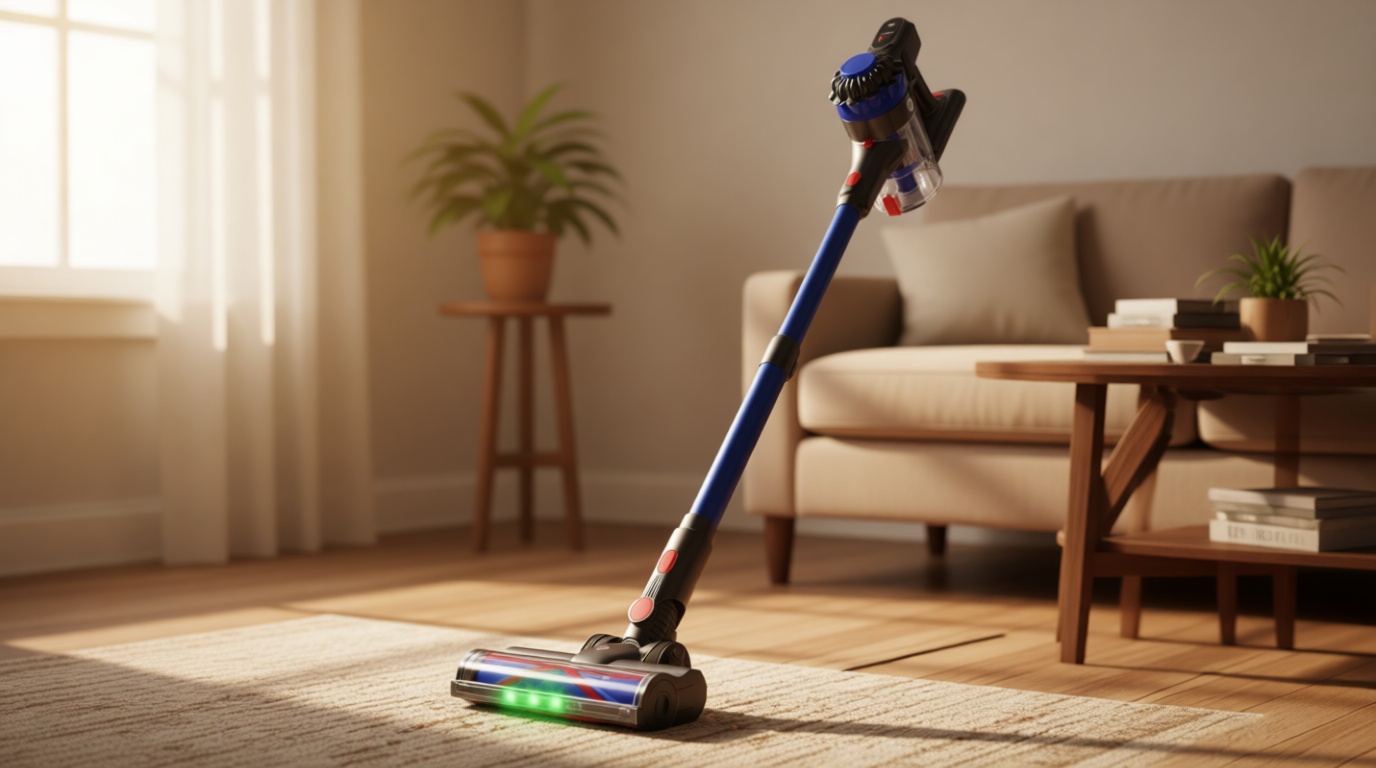 KARDV Cordless Vacuum Cleaner, 500W/40Kpa Vacuum Cleaners for Home, 60Mins Stick Vacuum with LED Display, Anti-Tangle & Wall Mount Charging, 8 in 1 Lightweight Vacuum for Hard Floors Carpet Pet Hair