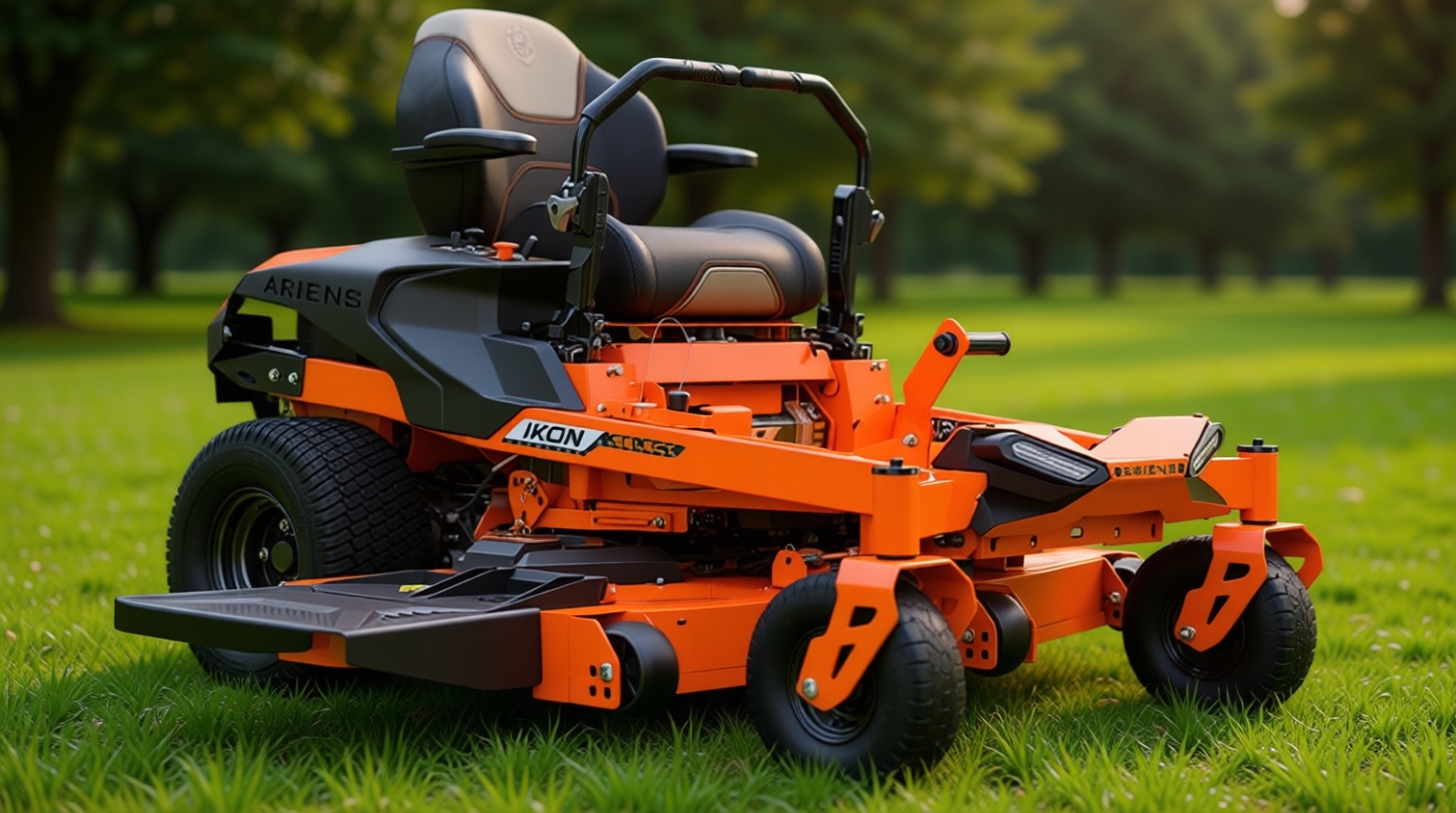 Ariens IKON SELECT (52") 23HP Kawasaki Zero Turn Mower, orange