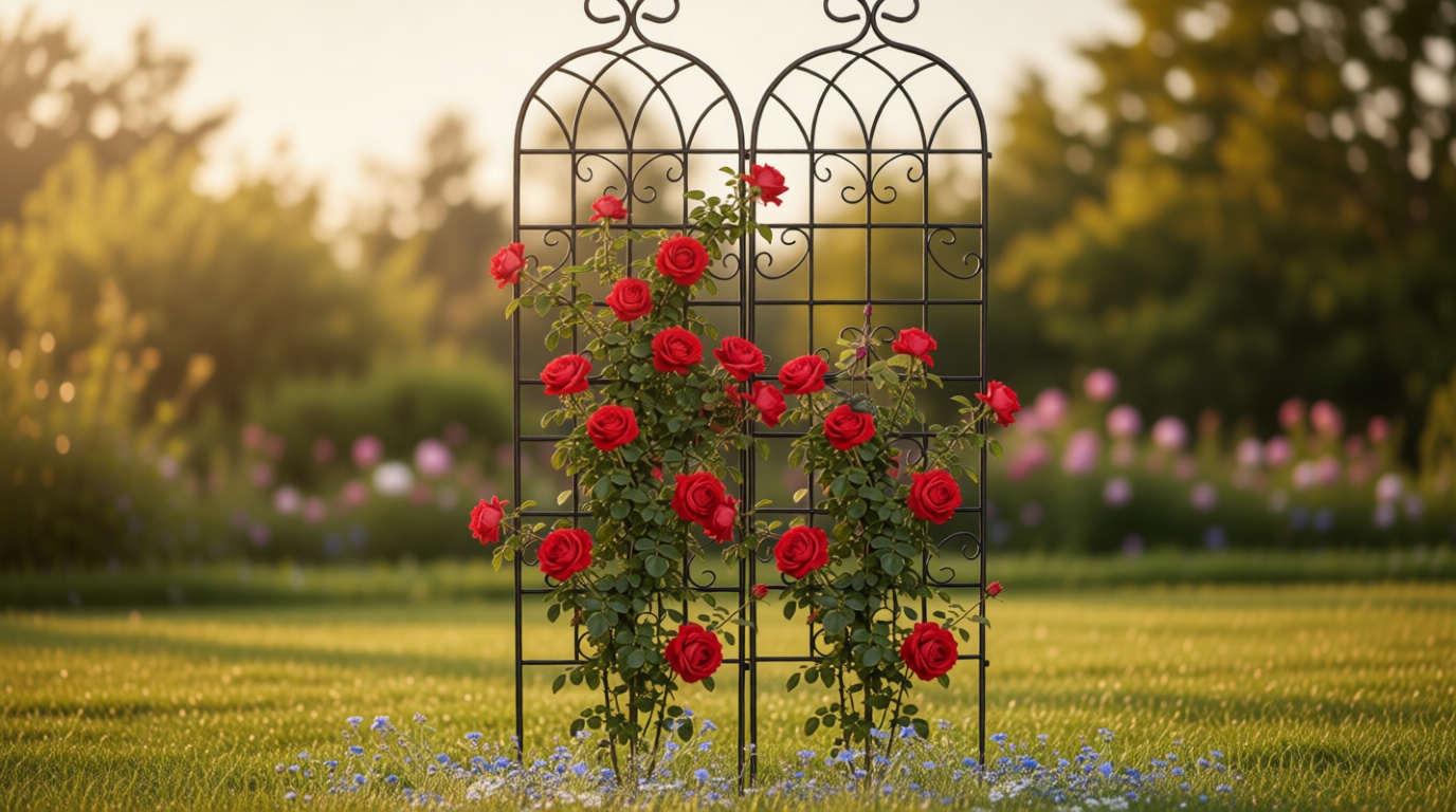 15 Best Trellis For Climbing Roses (Buyers Guide)